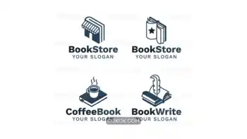 دانلود 4 لوگو کتاب فروشی
