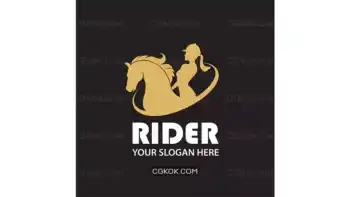 دانلود لوگو سوارکار زن