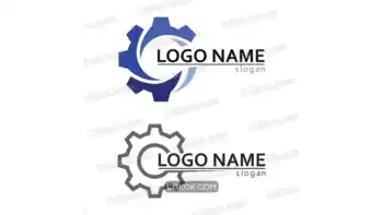 دانلود 2 لوگو چرخ دنده