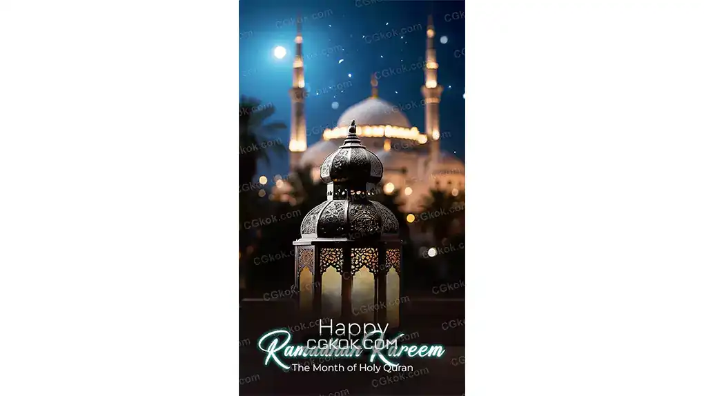 دانلود طرح لایه باز کارت تبریک ماه رمضان 2