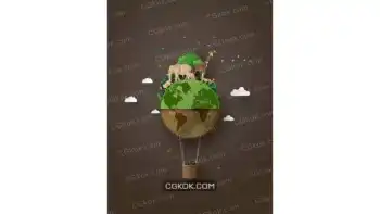 دانلود طرح لایه باز پوستر روز حیات وحش