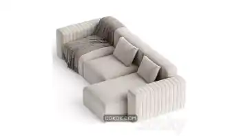 دانلود مدل سه بعدی کاناپه مدرن