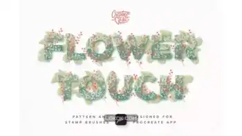 دانلود 103 براش پروکریت گل Flower Touch Procreate Brushes