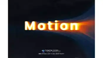 دانلود افکت متن متحرک Motion Editable Text Effect