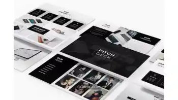 دانلود قالب پاورپوینت Pitch Deck Powerpoint Template