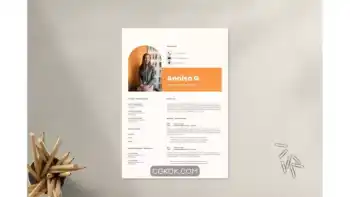 دانلود قالب ایندیزاین رزومه Resume