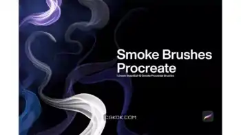 دانلود 10 براش پروکریت دود Smoke Brushes Procreate