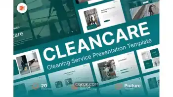 دانلود قالب پاورپوینت خدمات نظافت منازل Cleancare – Cleaning service Powerpoint Template