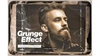 دانلود اکشن فتوشاپ ایجاد افکت گرانج بر روی تصاویر Grunge Photoshop Action