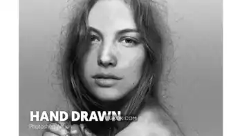 دانلود اکشن فتوشاپ تبدیل عکس به طراحی دستی Hand Drawn Photoshop Action