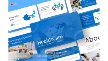 دانلود قالب پاورپوینت پزشکی HealthCare – Medical PowerPoint Template