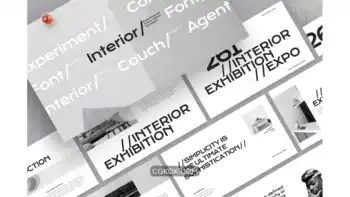 دانلود قالب پاورپوینت معماری داخلی Interior PowerPoint Template