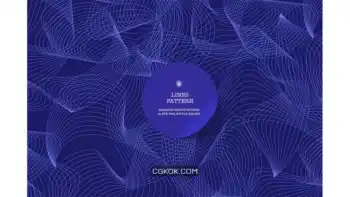 دانلود پترن خطوط آبی Lines Blue Vector Pattern
