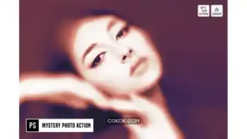 دانلود اکشن فتوشاپ ایجاد افکت رازآلود بر روی تصاویر Mystery Photo Action