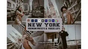 دانلود پریست لایتروم مود نیویورک New York Mood Luts And Presets Mobile Desktop