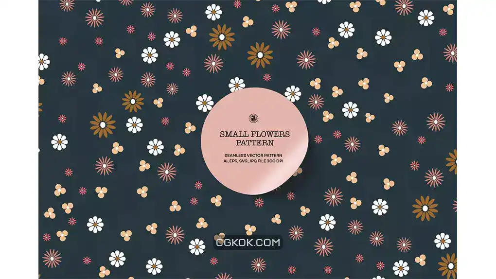 دانلود پترن گل Small Flowers Pattern