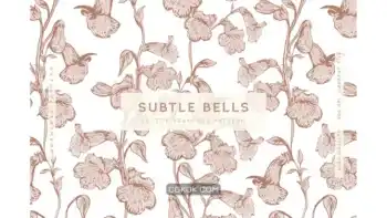 دانلود پترن گل و گیاه Subtle Bells