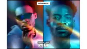 دانلود اکشن فتوشاپ ایجاد افکت دوربین بر روی تصاویر Toy Camera Effect